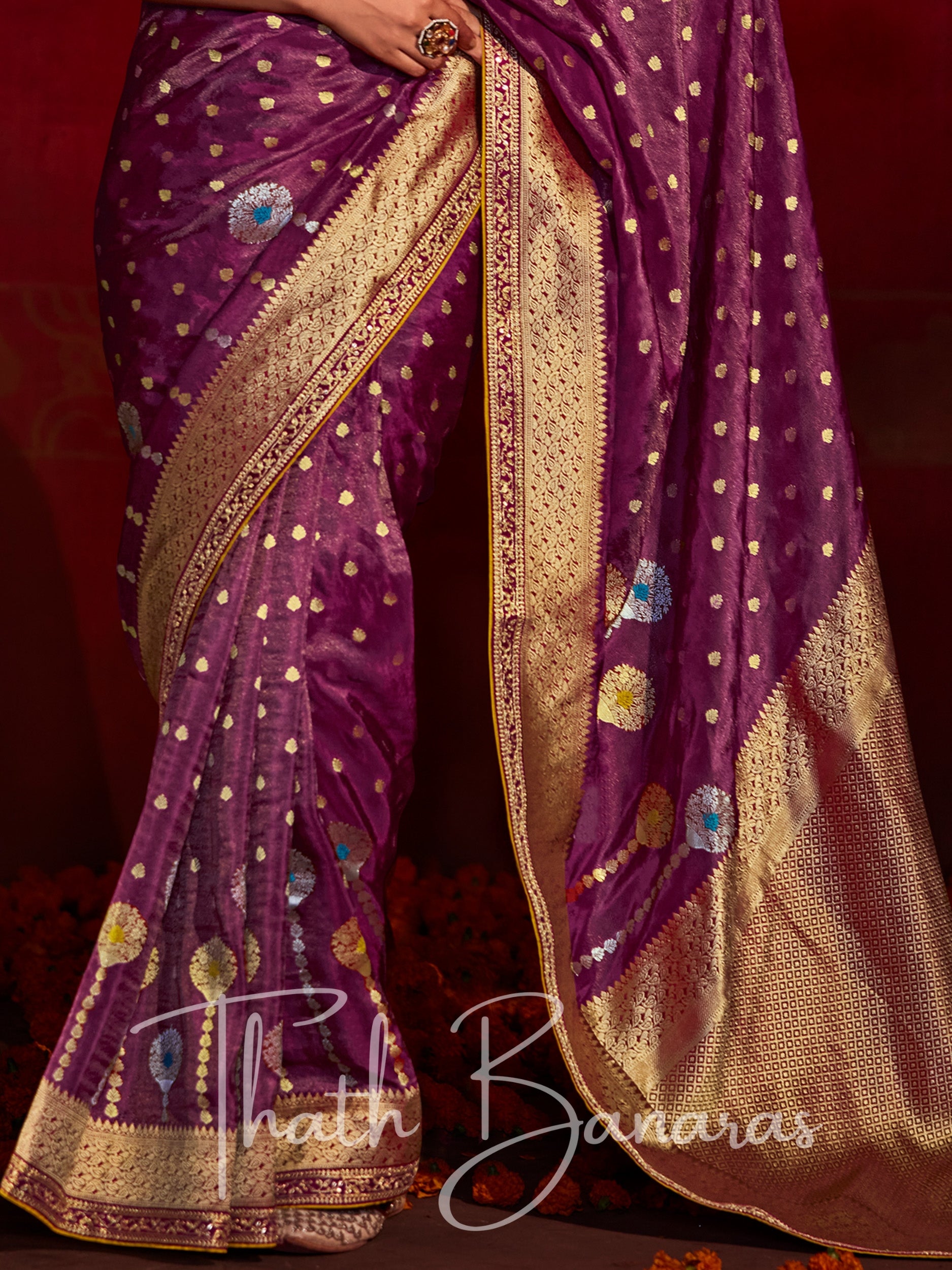 purple color Shop for Designer South Indian Saree Online – Amirat